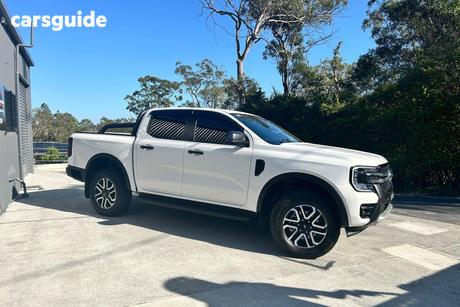 White 2023 Ford Ranger Double Cab Pick Up Sport 2.0 (4X4)