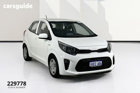White 2023 Kia Picanto Hatchback S (Pe)