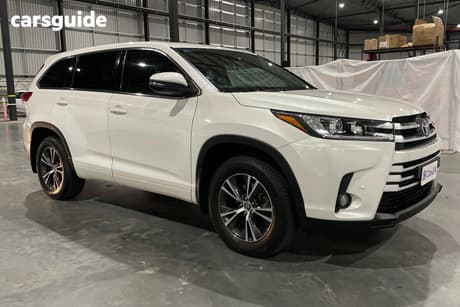 White 2017 Toyota Kluger Wagon Gx (4X2)
