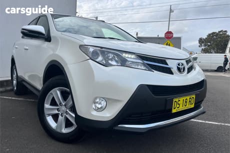 White 2013 Toyota RAV4 Wagon Gxl (2Wd)