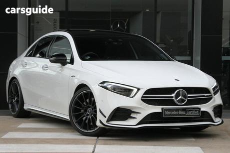 White 2021 Mercedes-Benz A35 Sedan 4Matic