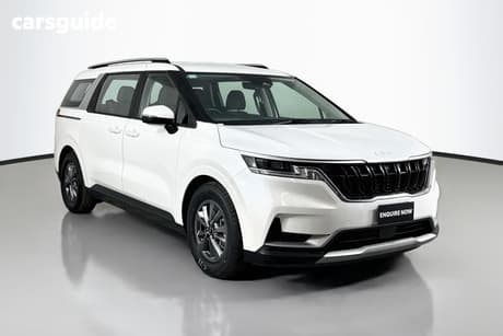 White 2022 Kia Carnival Wagon S