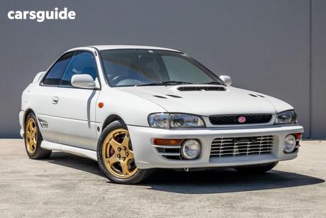 White 1997 Subaru Impreza Coupe WRX STI TYPE R