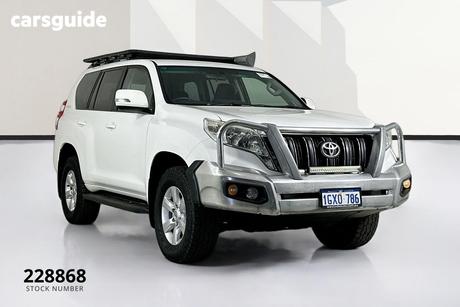 White 2017 Toyota Landcruiser Prado Wagon Gxl (4X4)