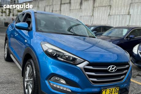 Blue 2017 Hyundai Tucson Wagon Active X (Fwd)
