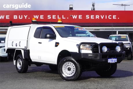 White 2020 Ford Ranger Super Cab Chassis Xl 3.2 (4X4)