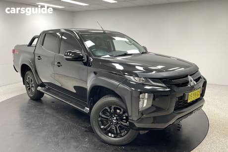 Black 2022 Mitsubishi Triton Double Cab Pick Up Gsr (4X4)