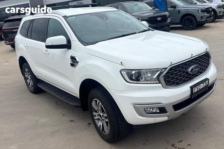 White 2021 Ford Everest Wagon Trend (4Wd)