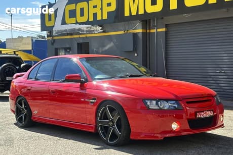 Red 2004 Holden Commodore Sedan Ss