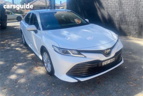 White 2021 Toyota Camry Sedan Ascent