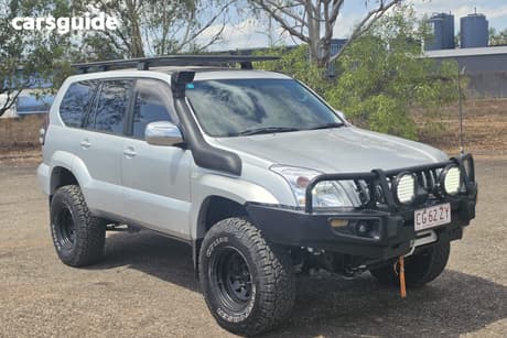 Silver 2003 Toyota Landcruiser Prado Wagon Gx (4X4)