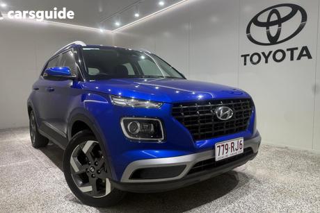 Blue 2024 Hyundai Venue Wagon Active