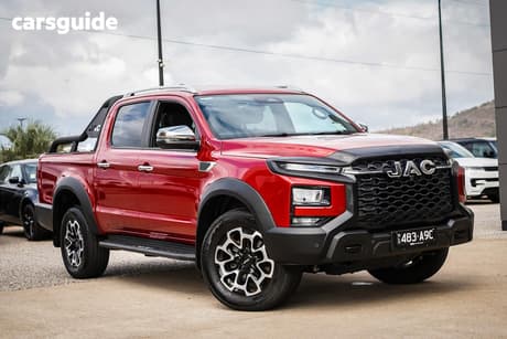 Red 2025 JAC T9 UTE Dual Cab Pick-up Haven (4X4)