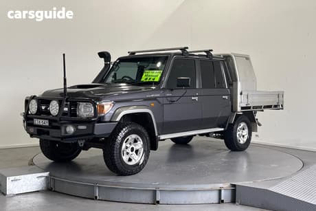 Grey 2020 Toyota Landcruiser Double Cab Chassis Gxl (4X4)