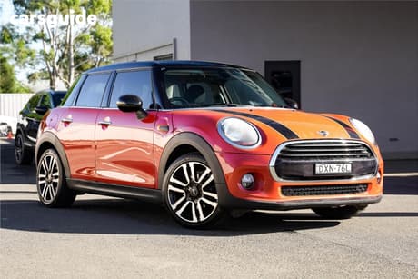 Orange 2018 Mini Cooper Hatchback 5D Hatch