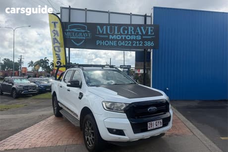 White 2017 Ford Ranger Dual Cab Utility Fx4 Special Edition
