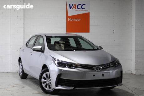 Silver 2017 Toyota Corolla Sedan Ascent