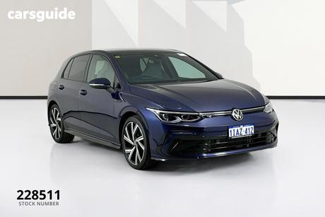Blue 2022 Volkswagen Golf Hatchback 110Tsi R-Line