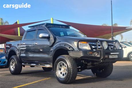 Grey 2013 Ford Ranger Dual Cab Utility Xlt 3.2 (4X4)