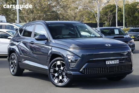 Blue 2023 Hyundai Kona Wagon Electric Premium