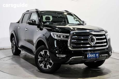 Black 2022 GWM UTE Dual Cab Utility Cannon-L (4X4)