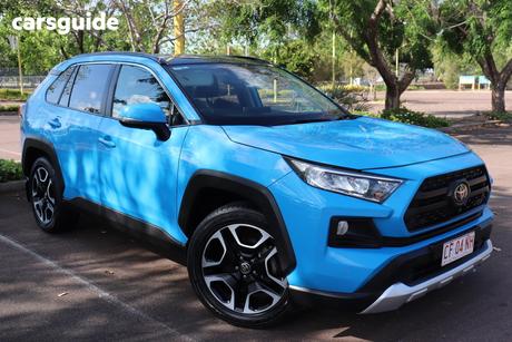 Blue 2021 Toyota RAV4 Wagon Edge (Awd)