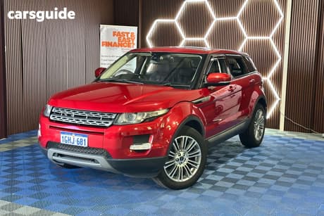 Red 2012 Land Rover Evoque SUV SD4 PURE LV