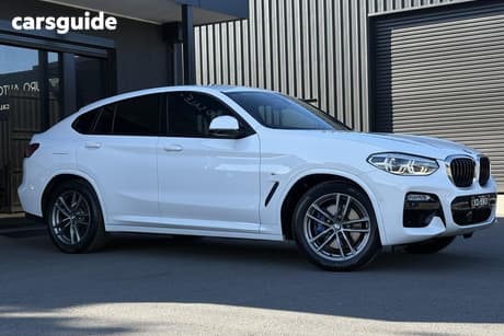 White 2019 BMW X4 Coupe Xdrive20D M Sport