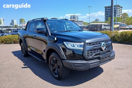 Black 2025 GWM Cannon Dual Cab Utility Xsr (4X4)