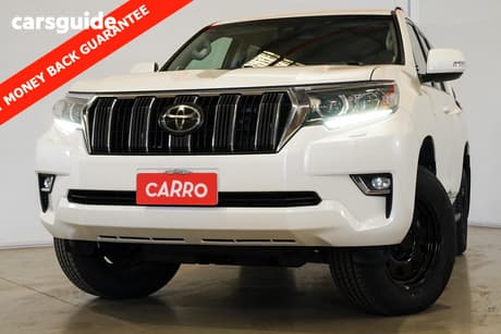 White 2018 Toyota Landcruiser Prado Wagon Gxl (4X4)