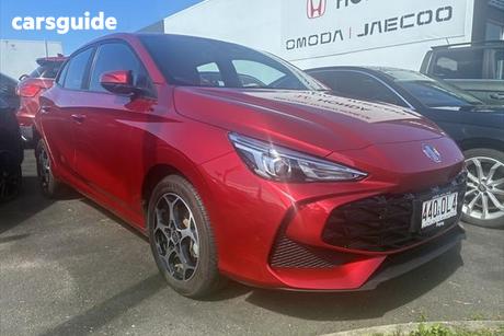 Red 2025 MG MG3 Hatchback Excite Hybrid+