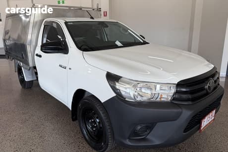 White 2020 Toyota Hilux Cab Chassis Workmate