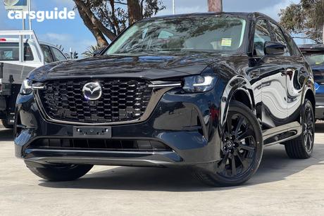 Black 2026 Mazda CX-60 Wagon G40E Gt Hybrid