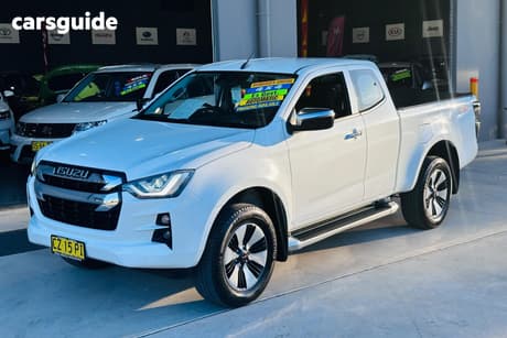White 2021 Isuzu D-MAX Space Cab Utility Ls-U (4X4)