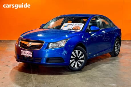 Blue 2009 Holden Cruze Sedan Cd