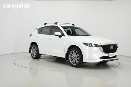 White 2022 Mazda CX-5 Wagon Akera (Awd)