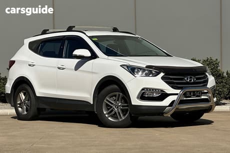 White 2017 Hyundai Santa FE Wagon Active Crdi (4X4)