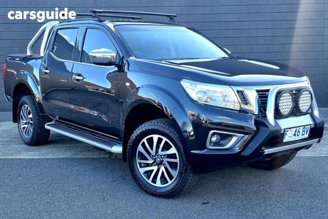 Black 2016 Nissan Navara Dual Cab Utility St (4X4)