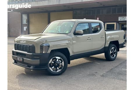 Beige 2026 Kia Tasman Double Cab Chassis Sx (4X4) Black Fender