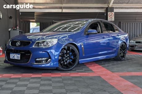 Blue 2017 Holden Commodore Sedan Ss
