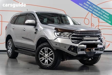 Silver 2019 Ford Everest Wagon Trend (4Wd 7 Seat)