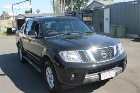Black 2011 Nissan Navara Dual Cab Pick-up St-X (4X4)