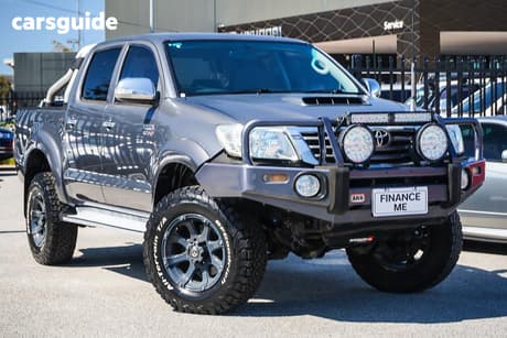 Grey 2012 Toyota Hilux Dual Cab Pick-up Sr5 (4X4)