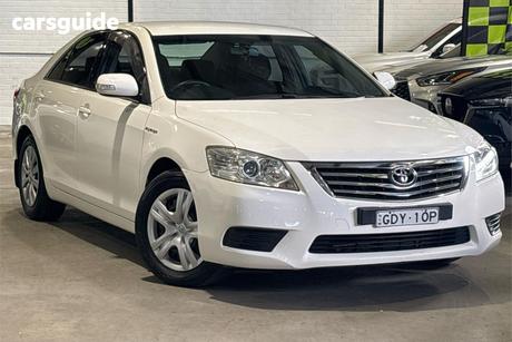 White 2010 Toyota Aurion Sedan At-X
