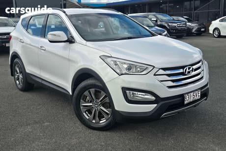 White 2012 Hyundai Santa FE Wagon Active Crdi (4X4)