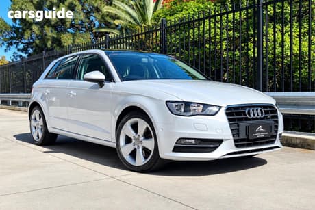 Silver 2014 Audi A3 Hatchback Sportback 1.8 Tfsi Ambition