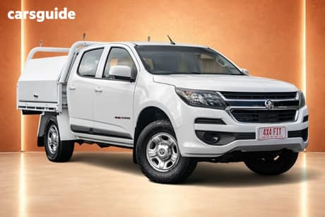 White 2019 Holden Colorado Crew Cab Chassis Ls (4X4)