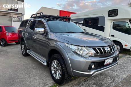 Grey 2016 Mitsubishi Triton Dual Cab Utility Gls (4X4)
