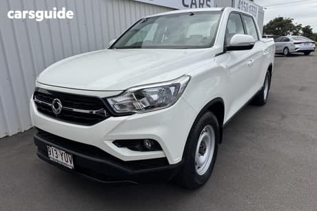 White 2018 Ssangyong Musso Dual Cab Utility Ex