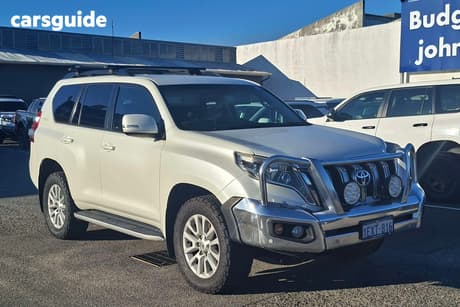 White 2015 Toyota Landcruiser Prado Wagon Vx (4X4)